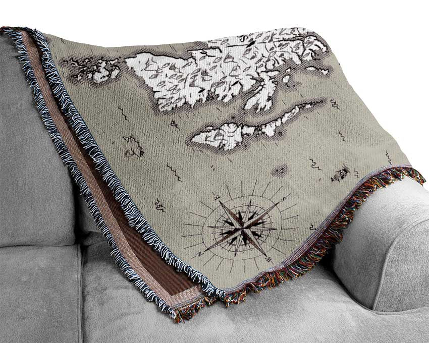 Scotland Island England And Wales Woven Blanket