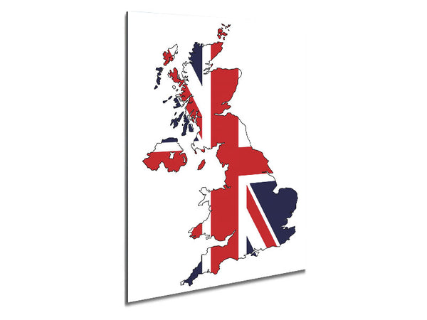 United Kingdom Flag 3 Metal Print