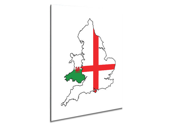 Wales And England Metal Print