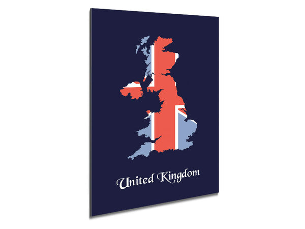 United Kingdom Flag 1 Metal Print