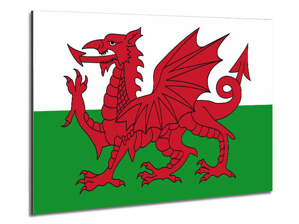 Welsh Dragon 1 Metal Print