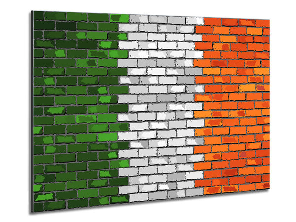 Irish Flag 2 Metal Print