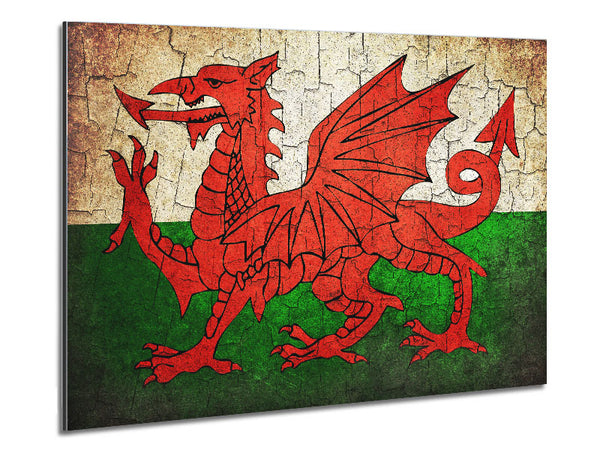 Welsh Dragon 2 Metal Print