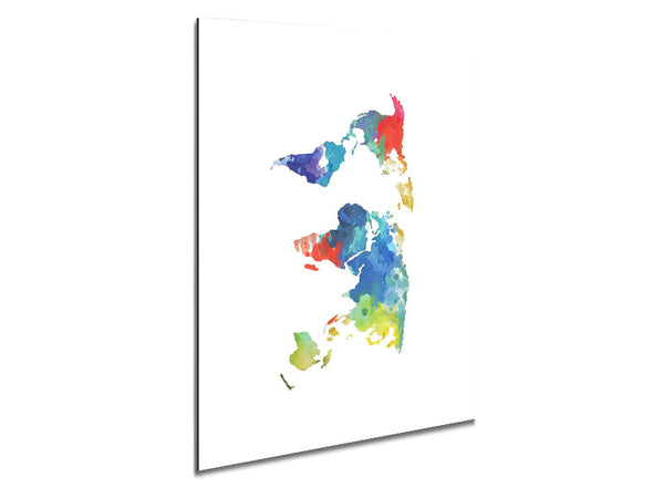 Map Of The World 10 Metal Print