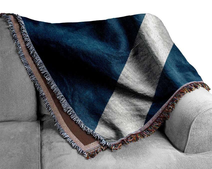 Scottish Flag 2 Woven Blanket