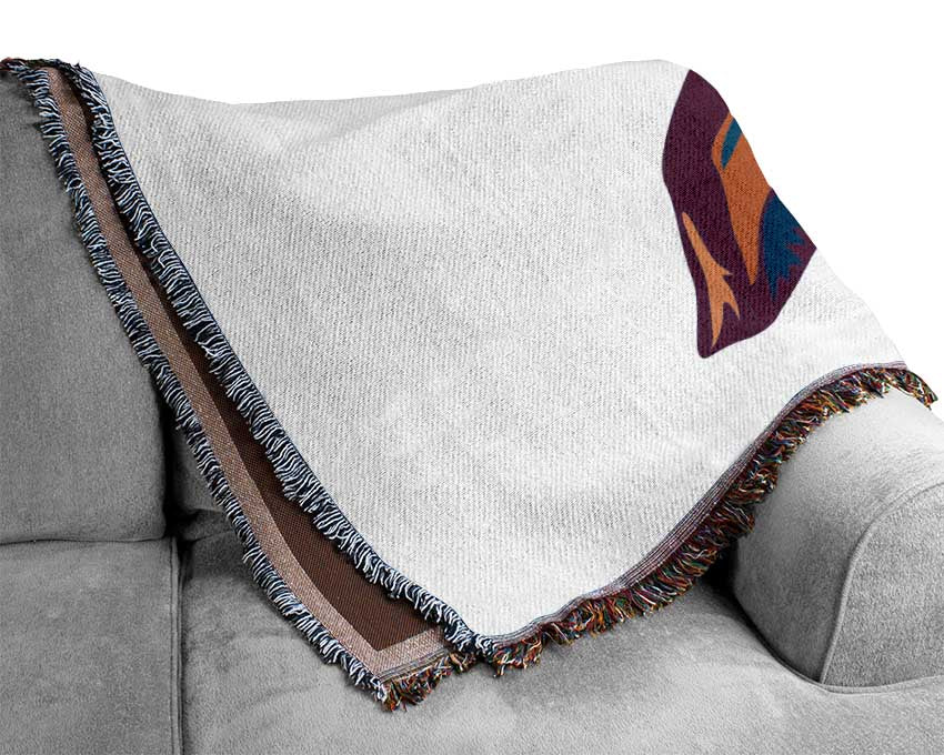 Pop Art Rabbit Woven Blanket