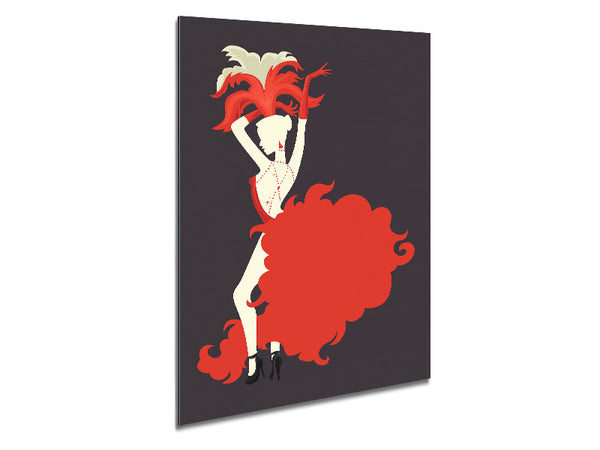 Show Girl Metal Print
