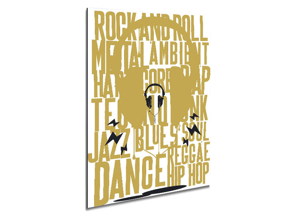 All Music Aloud Metal Print