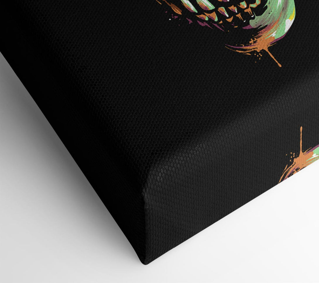  A Canvas Print of Pop Art Skull Canvas Print