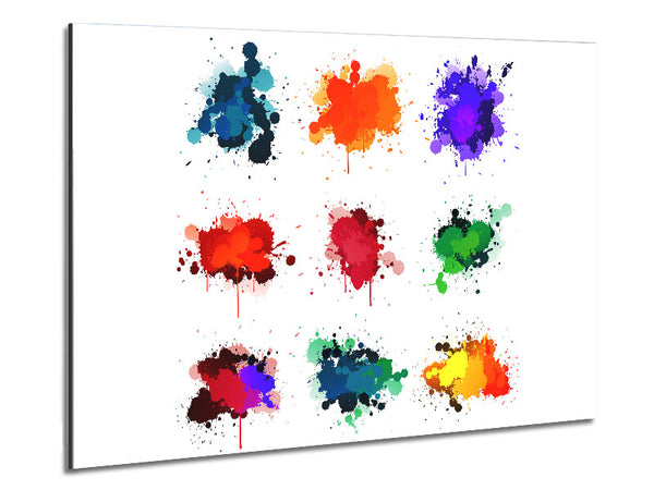 Chakra Colours 2 Metal Print