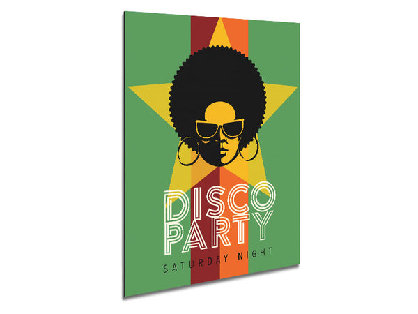 Disco Party Metal Print