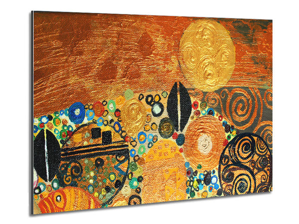Golden Klimt Metal Print