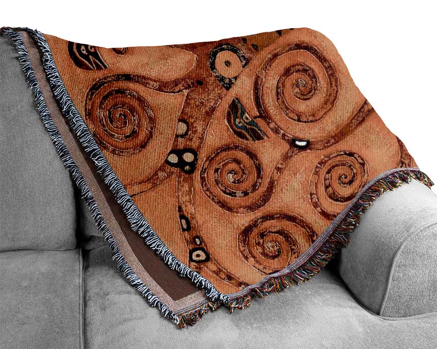 Klimt Tree Woven Blanket