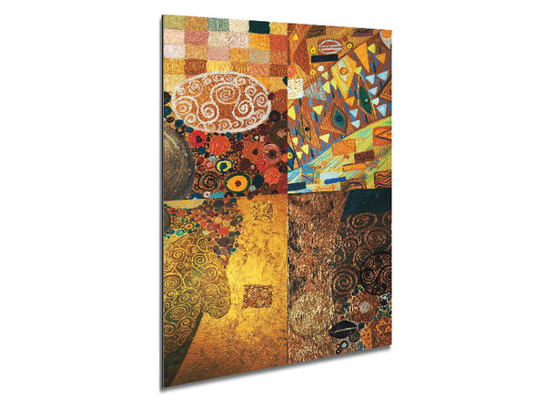 Klimt Golden Rules Metal Print
