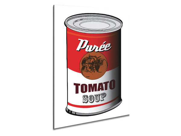 Pop Art Tomato Soup Metal Print