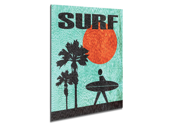 Surf Time Metal Print