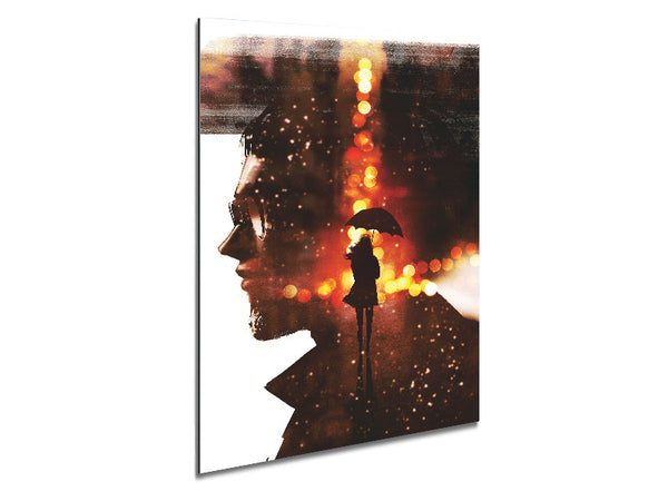 Thinking Of Her Metal Print