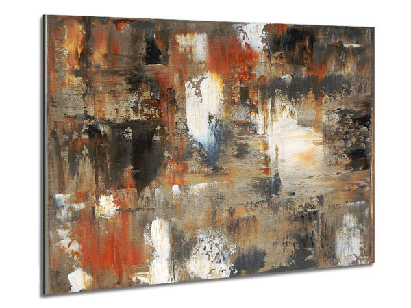Rain In The City Metal Print