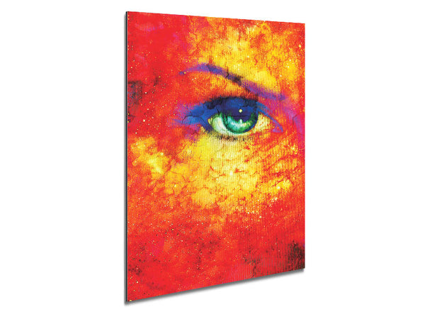 Fire Woman Metal Print