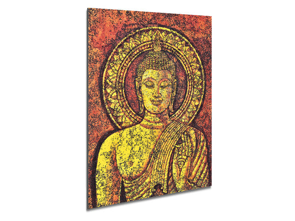 Golden Buddha 1 Metal Print