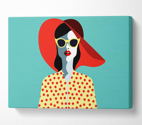  A Canvas Print of Retro Holiday Canvas Art