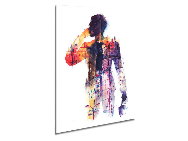 Man Of The City Metal Print