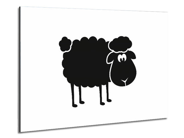 Black Sheep Metal Print