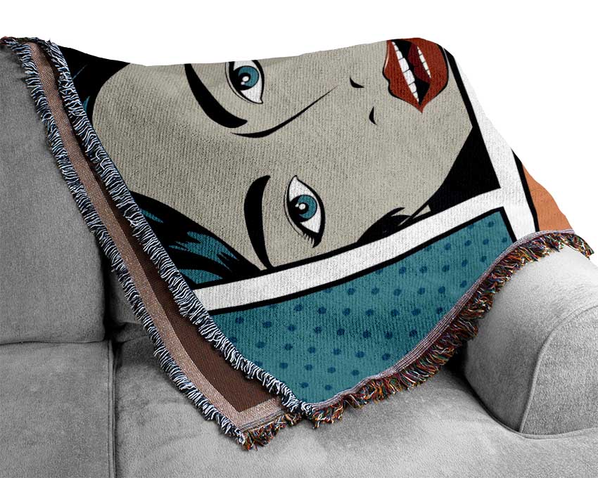 Say What Woven Blanket