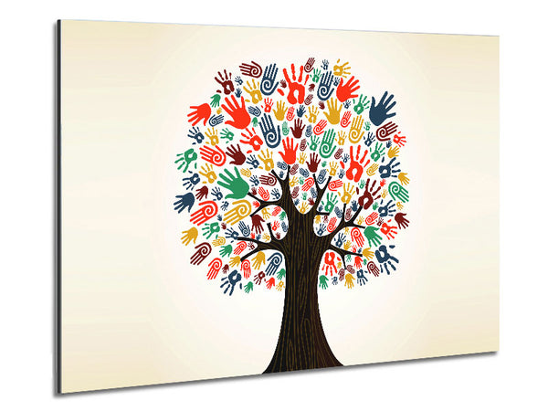 Hands Of The Tree Metal Print