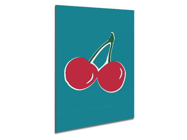 Cherries Metal Print