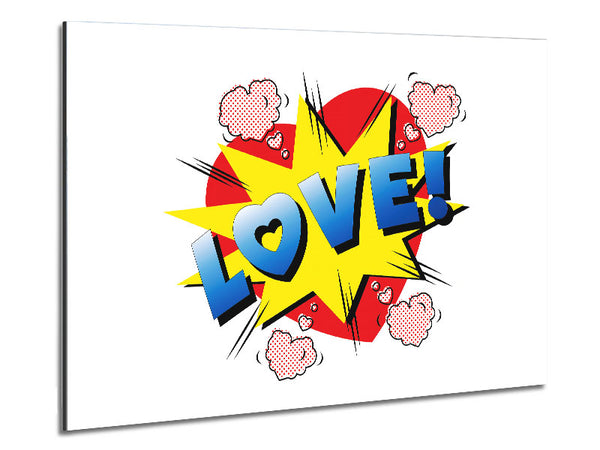 Love Punch Metal Print