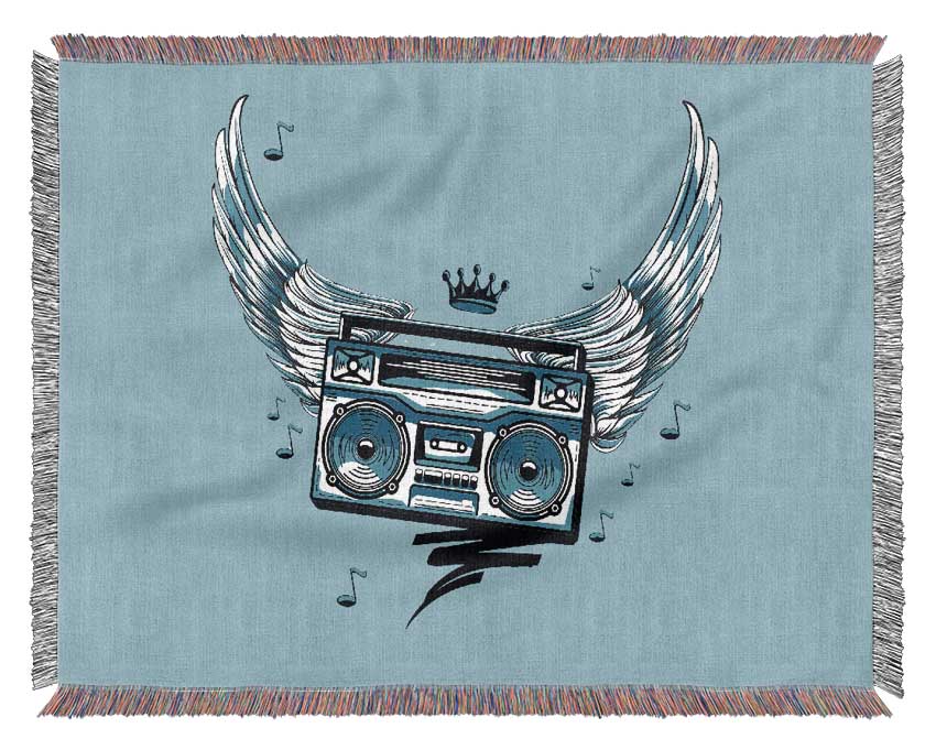 How We Did It In The 80's Woven Blanket