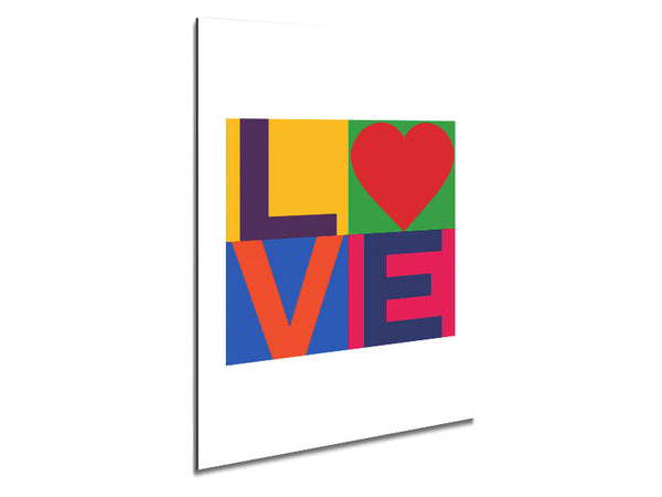 Love Colours Metal Print