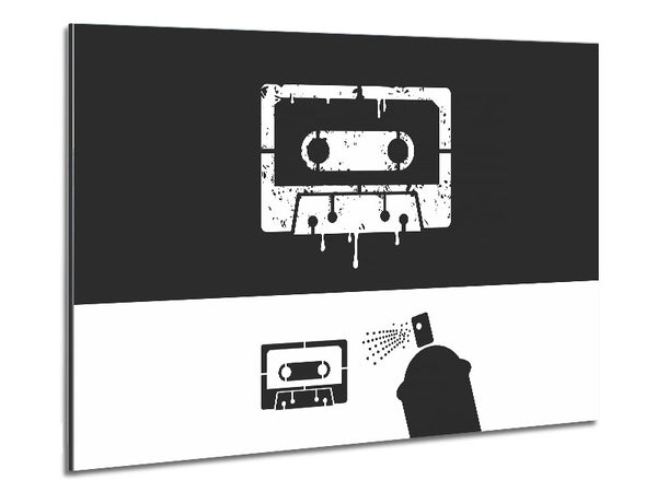 Vintage Tapes Metal Print
