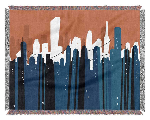Outskirts Of The City Woven Blanket
