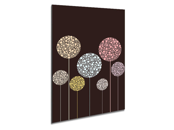 Pastel Flowers Metal Print