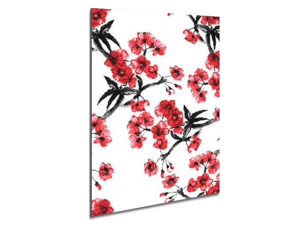 Cherry Blossom Branches Metal Print