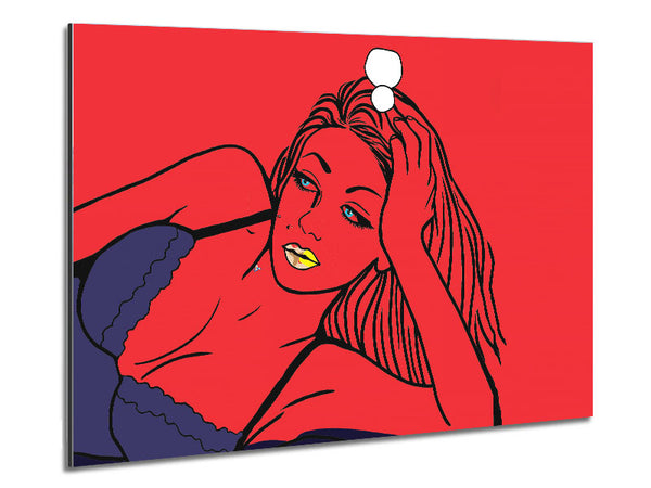 Think Metal Print