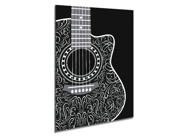 Beautiful Acoustic Guitar Metal Print