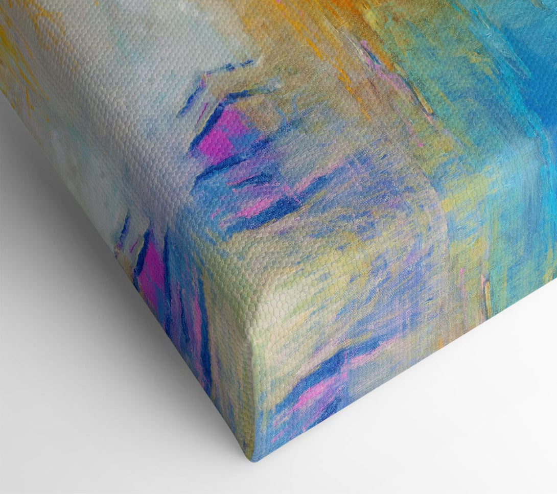  A Canvas Print of Golden Sail Boat Waters Canvas Art