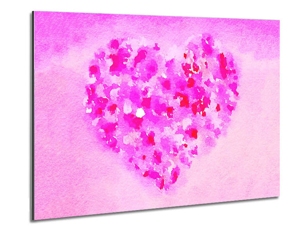 Love Heart Of Petals Metal Print