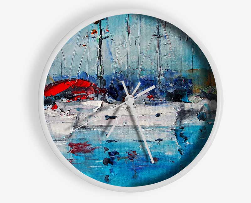 In The Harbour Clock - Wallart-Direct UK