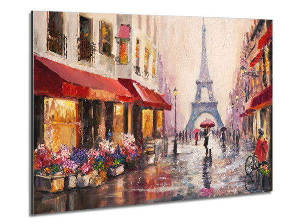 Paris Streets Metal Print