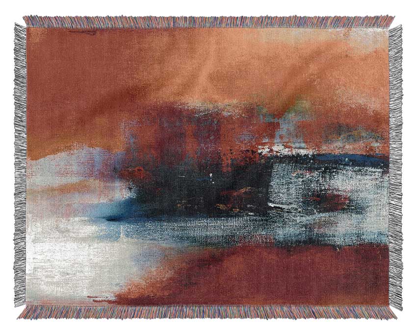 Ocean Shoreline Woven Blanket