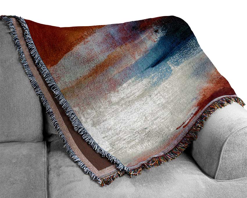 Ocean Shoreline Woven Blanket