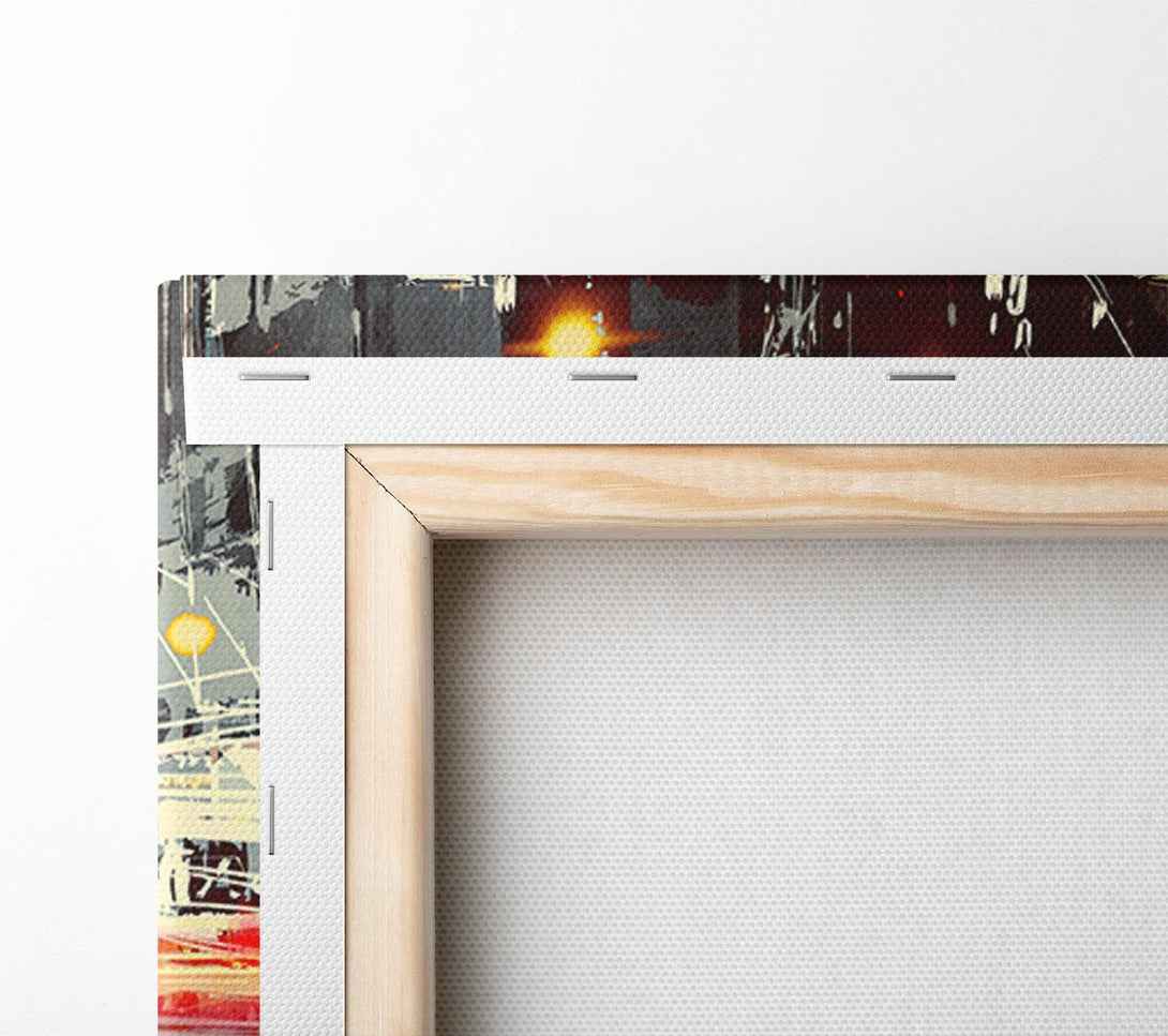  A Canvas Print of Energy Of The City Canvas Art