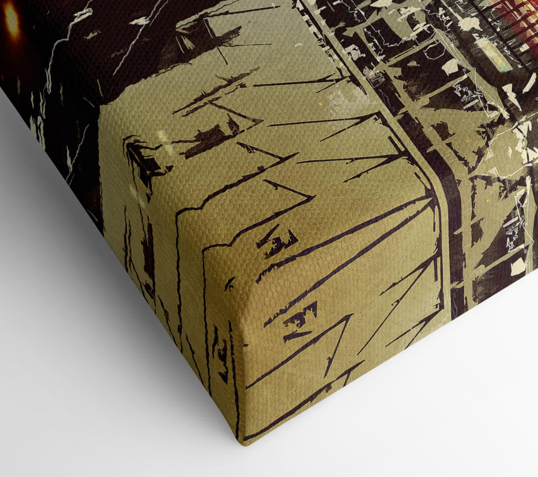  A Canvas Print of Energy Of The City Canvas Art