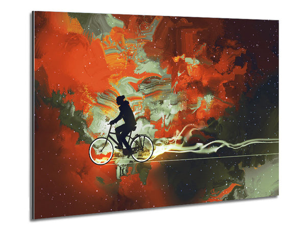 Space And Time Metal Print