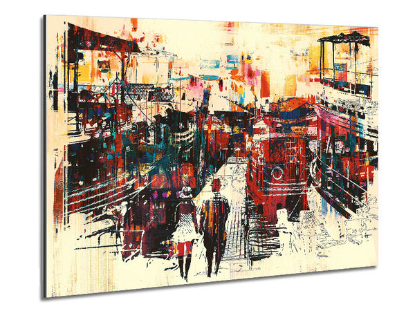 Adventure In The City Metal Print