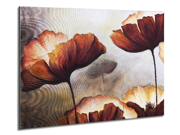 Chocolate Poppy Skies 2 Metal Print